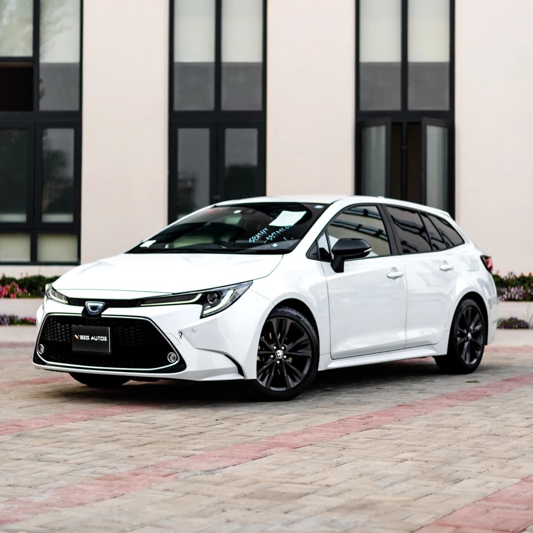 View of Toyota 2022 in White