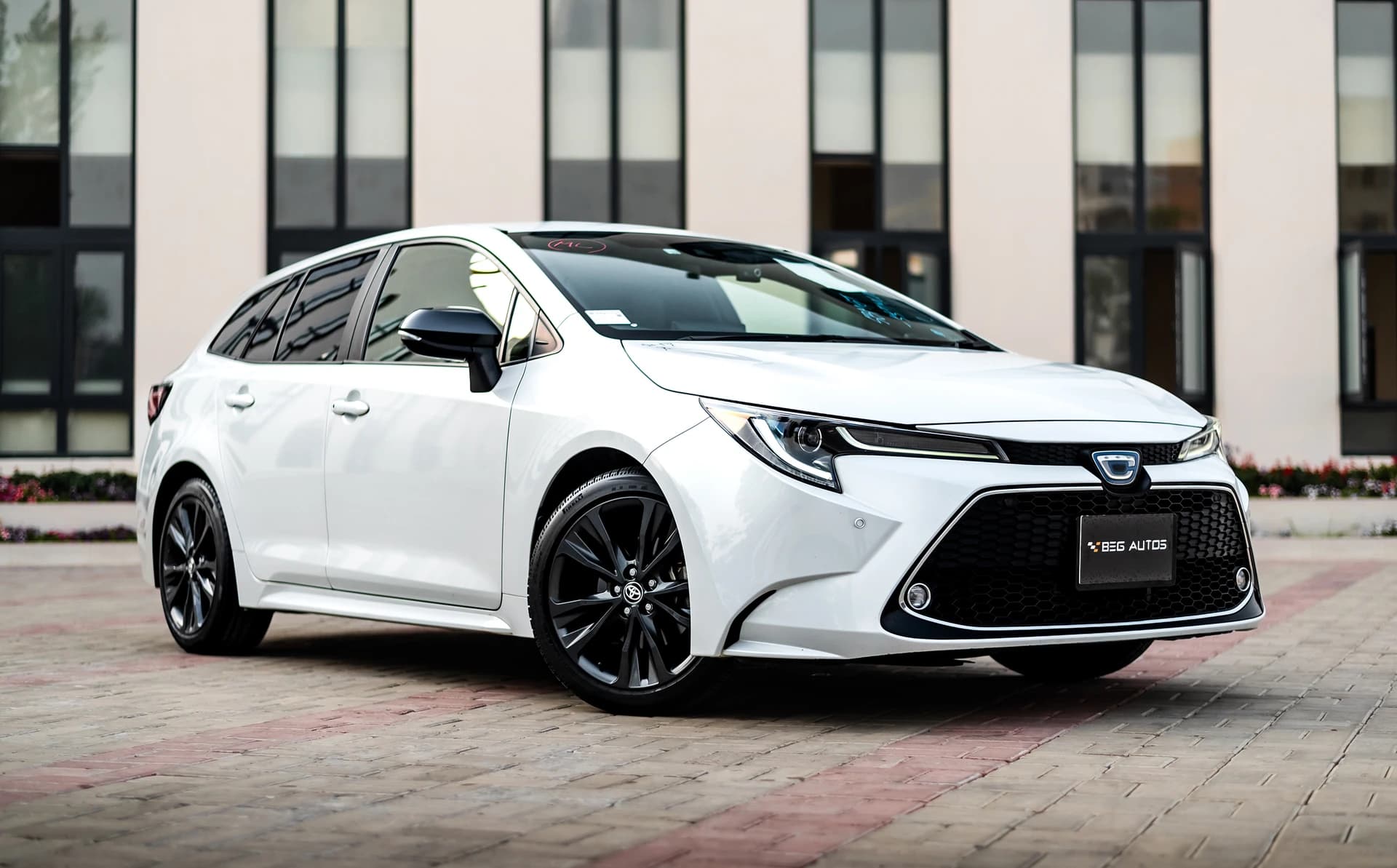 View of Toyota 2022 in White