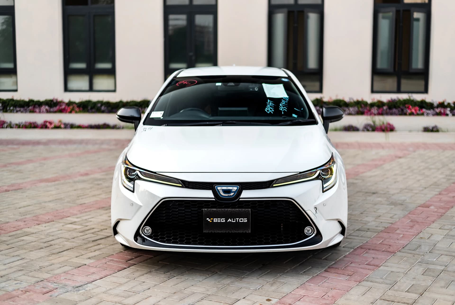View of Toyota 2022 in White
