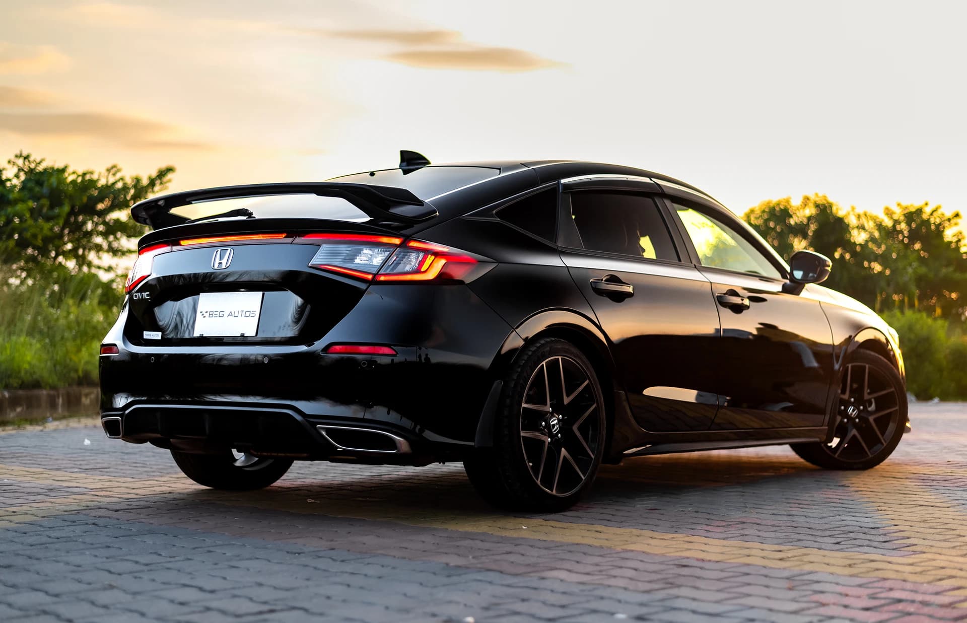 View of Honda 2021 in Black