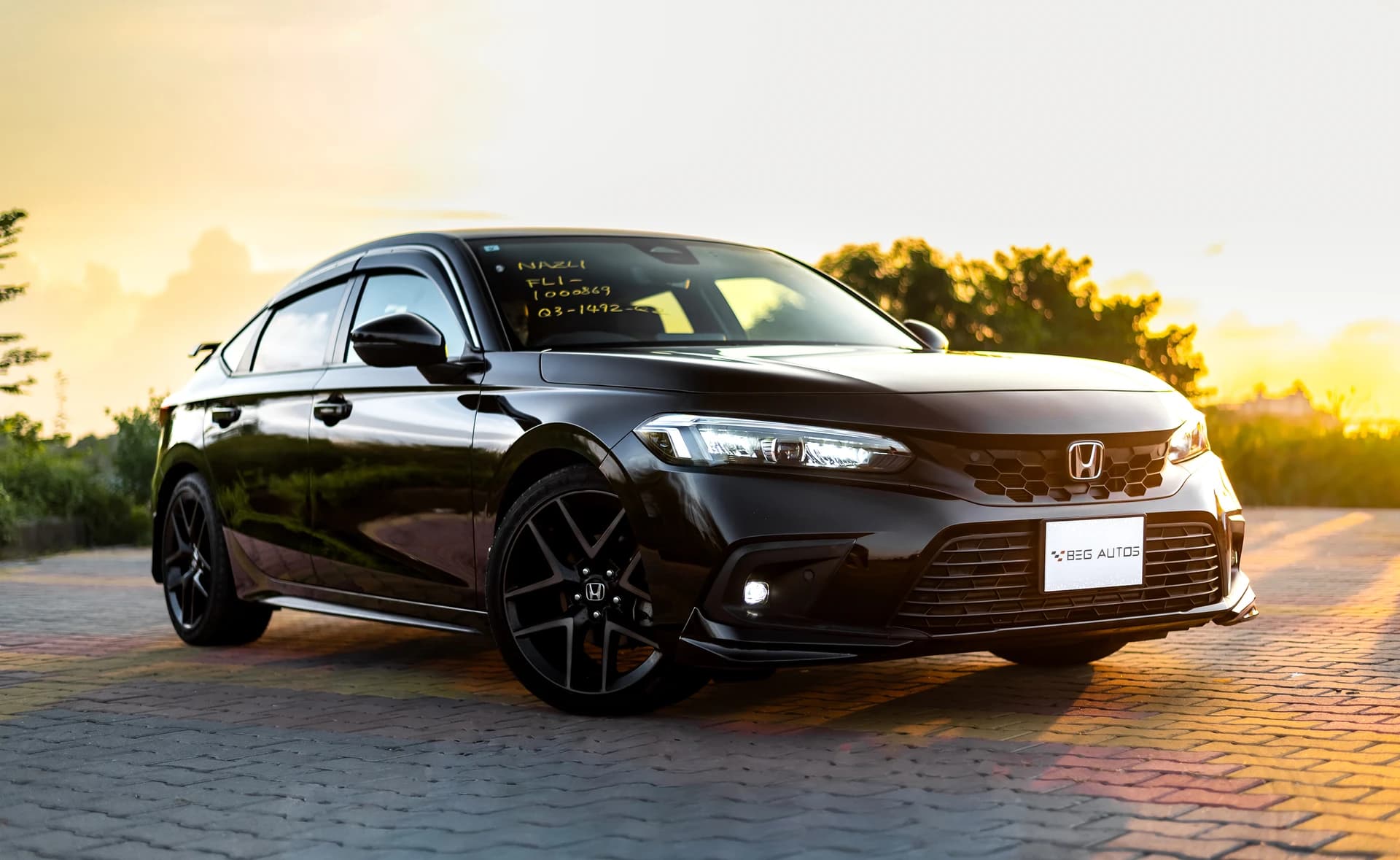 View of Honda 2021 in Black