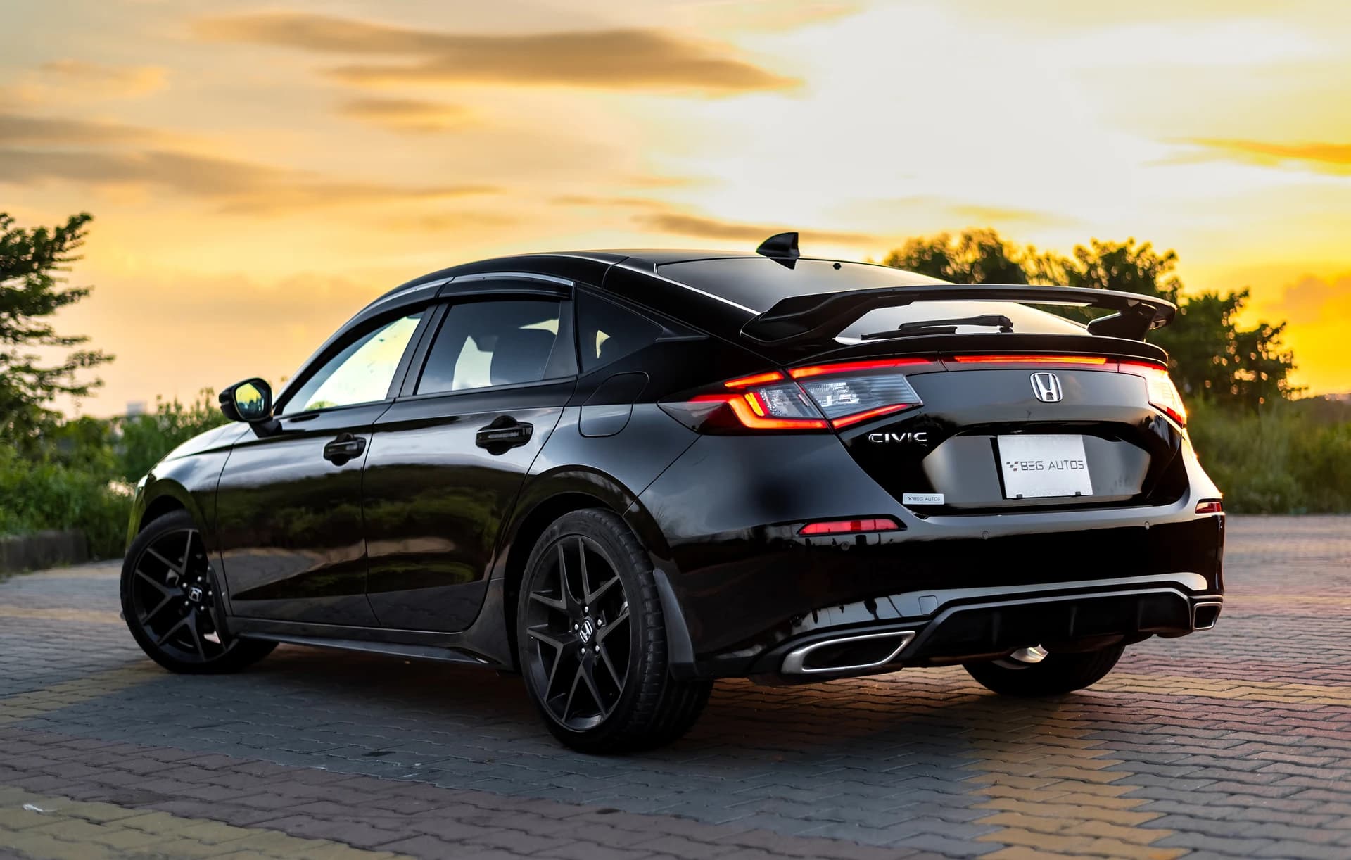 View of Honda 2021 in Black