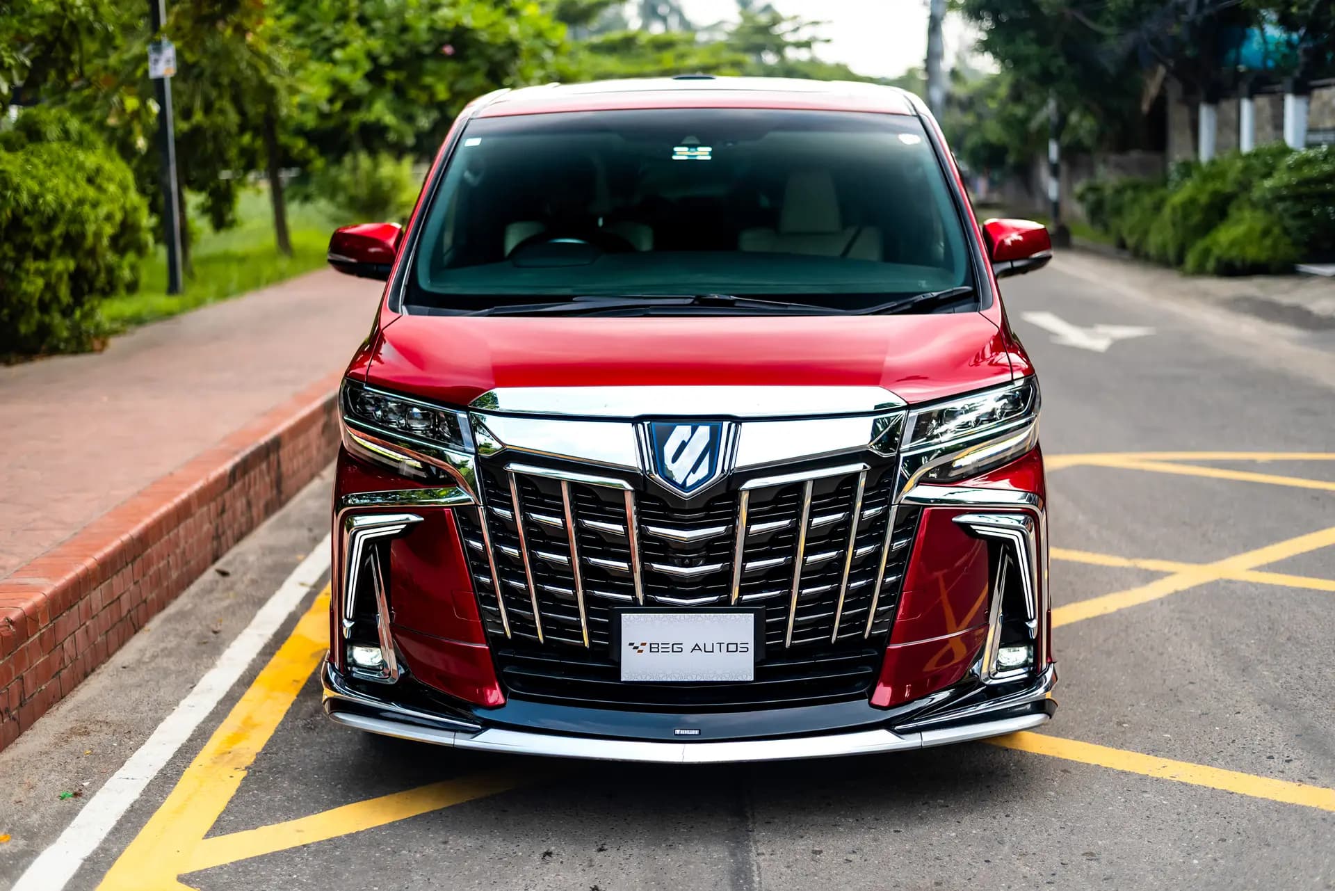 View of 2024 Toyota 2018 in Red Wine