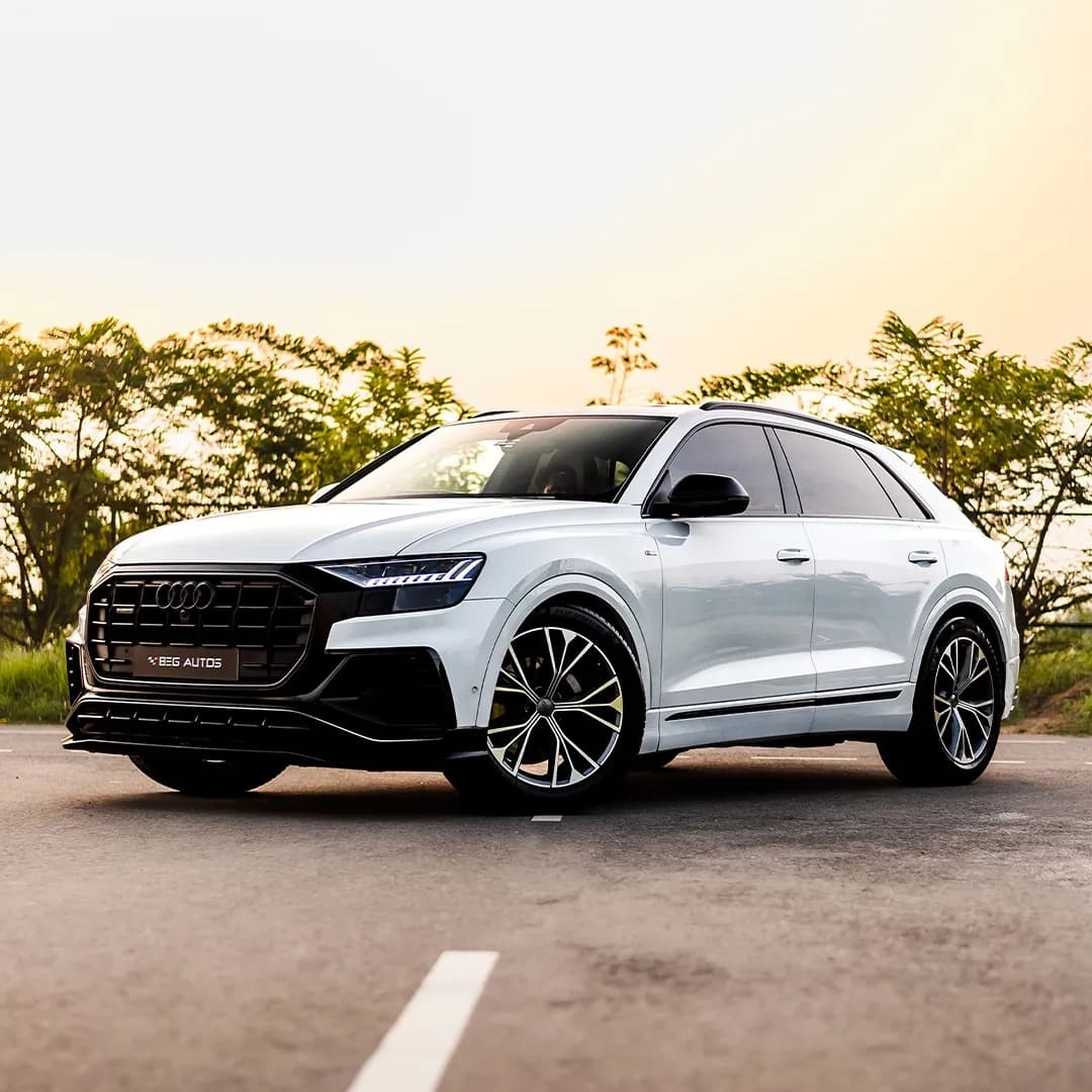 Front view of 2020 Audi 2019 in White