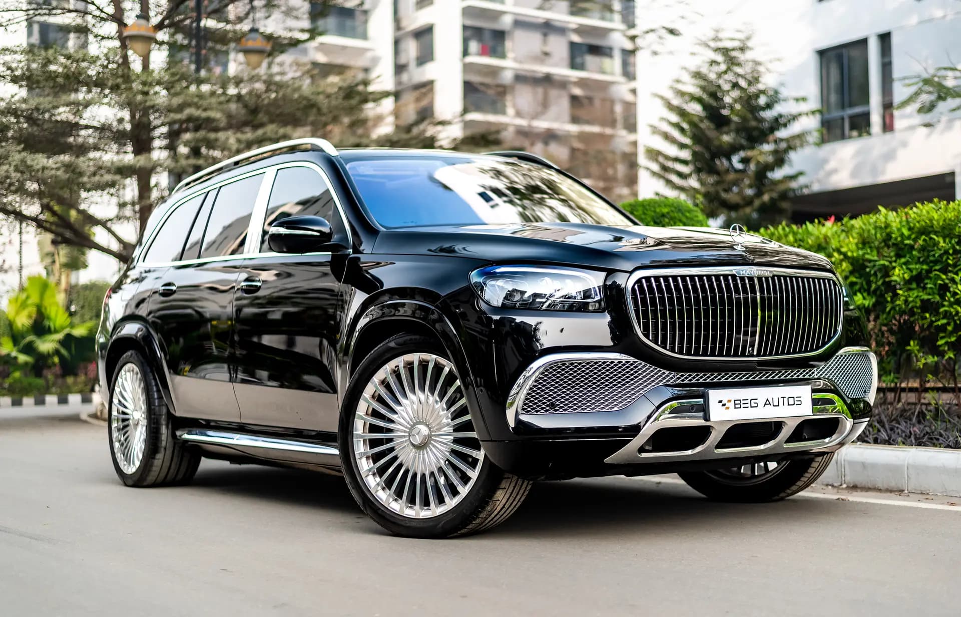 View of Mercedes-Benz 2024 in Black
