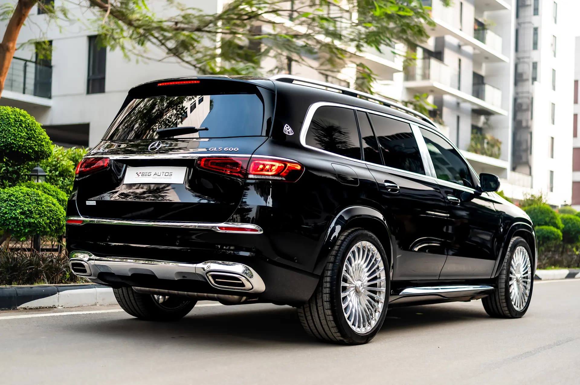View of Mercedes-Benz 2024 in Black