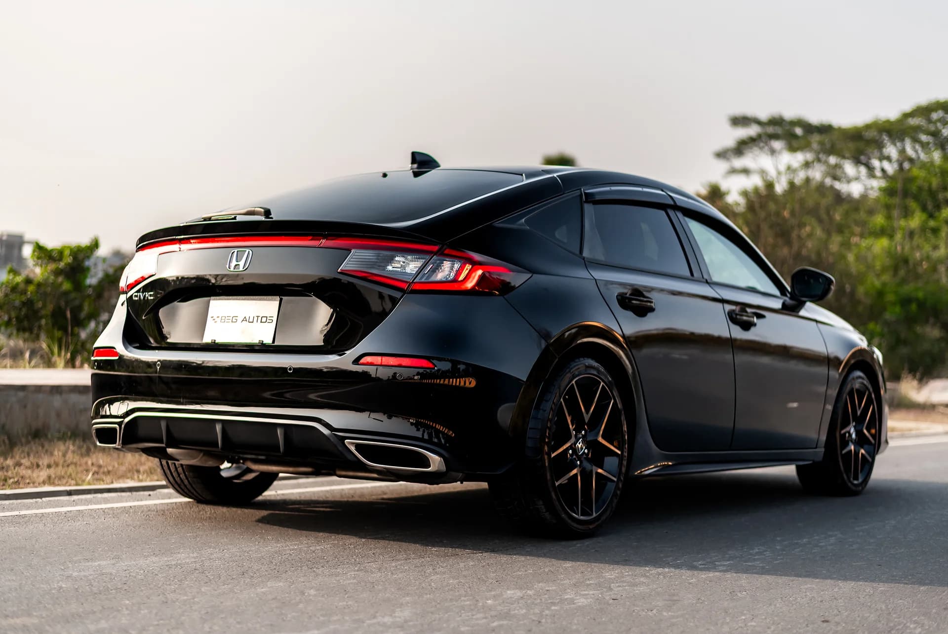 View of Honda 2021 in Black