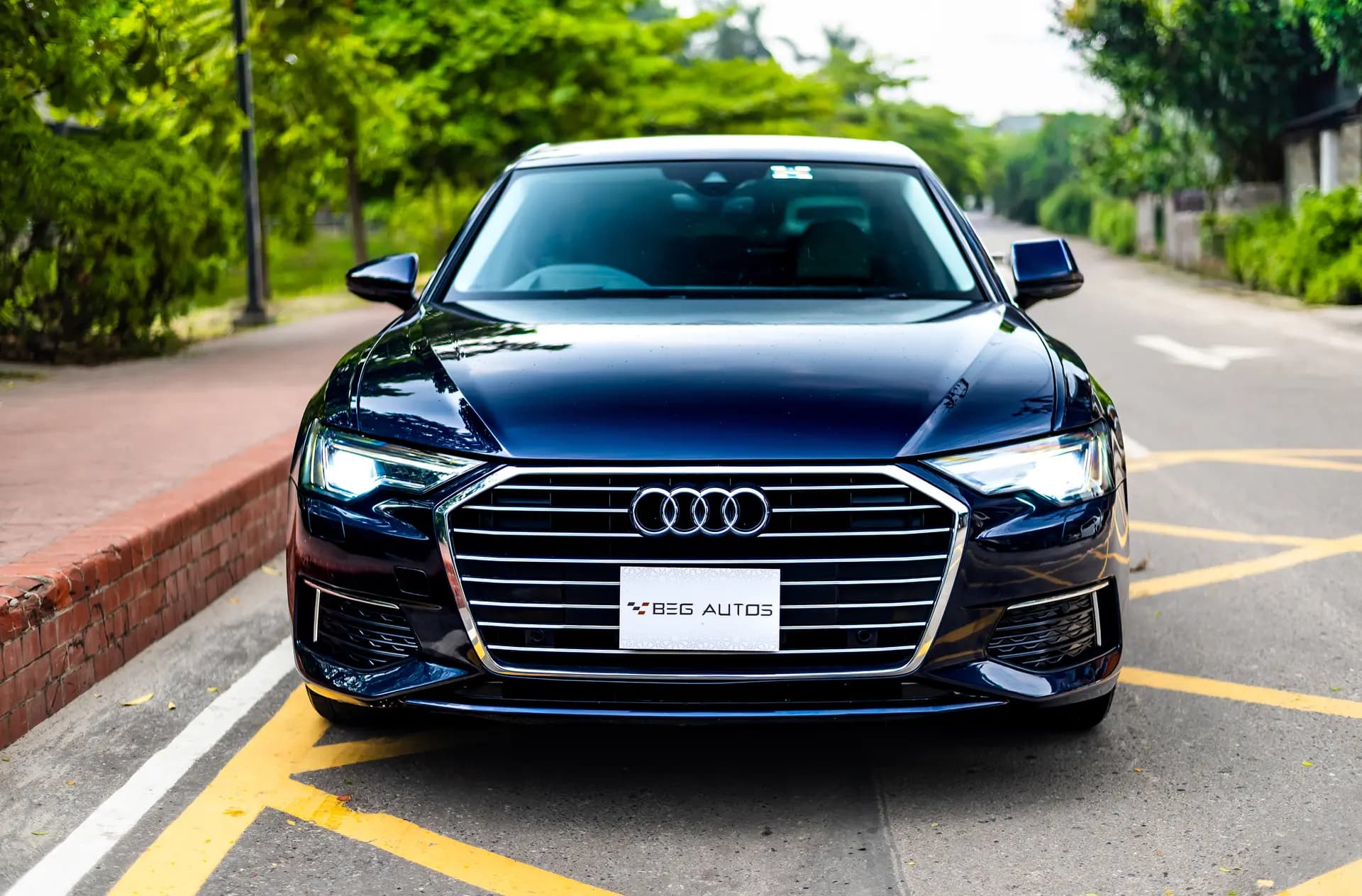 View of 2020 Audi 2019 in Blue