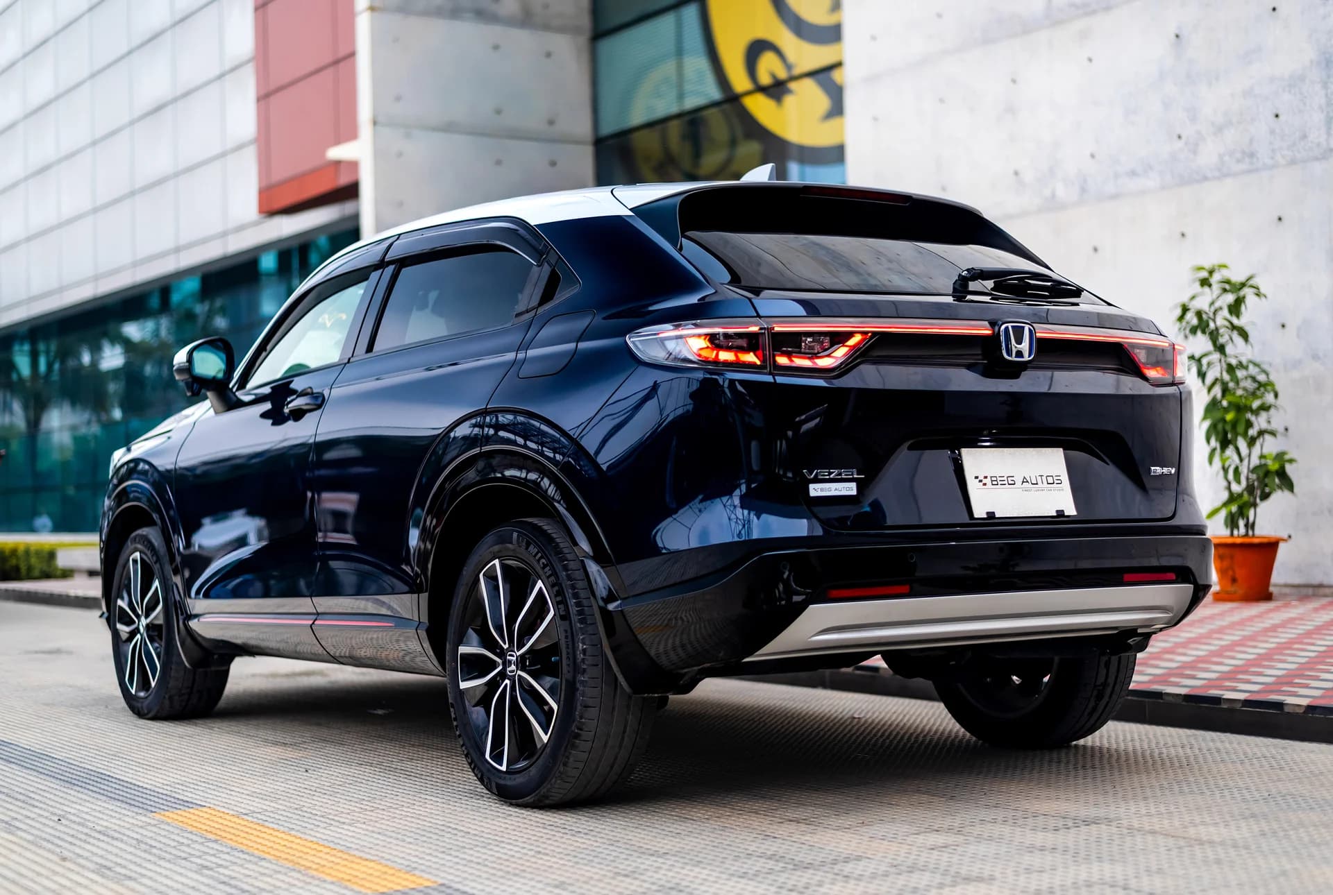 View of Honda 2021 in Blue
