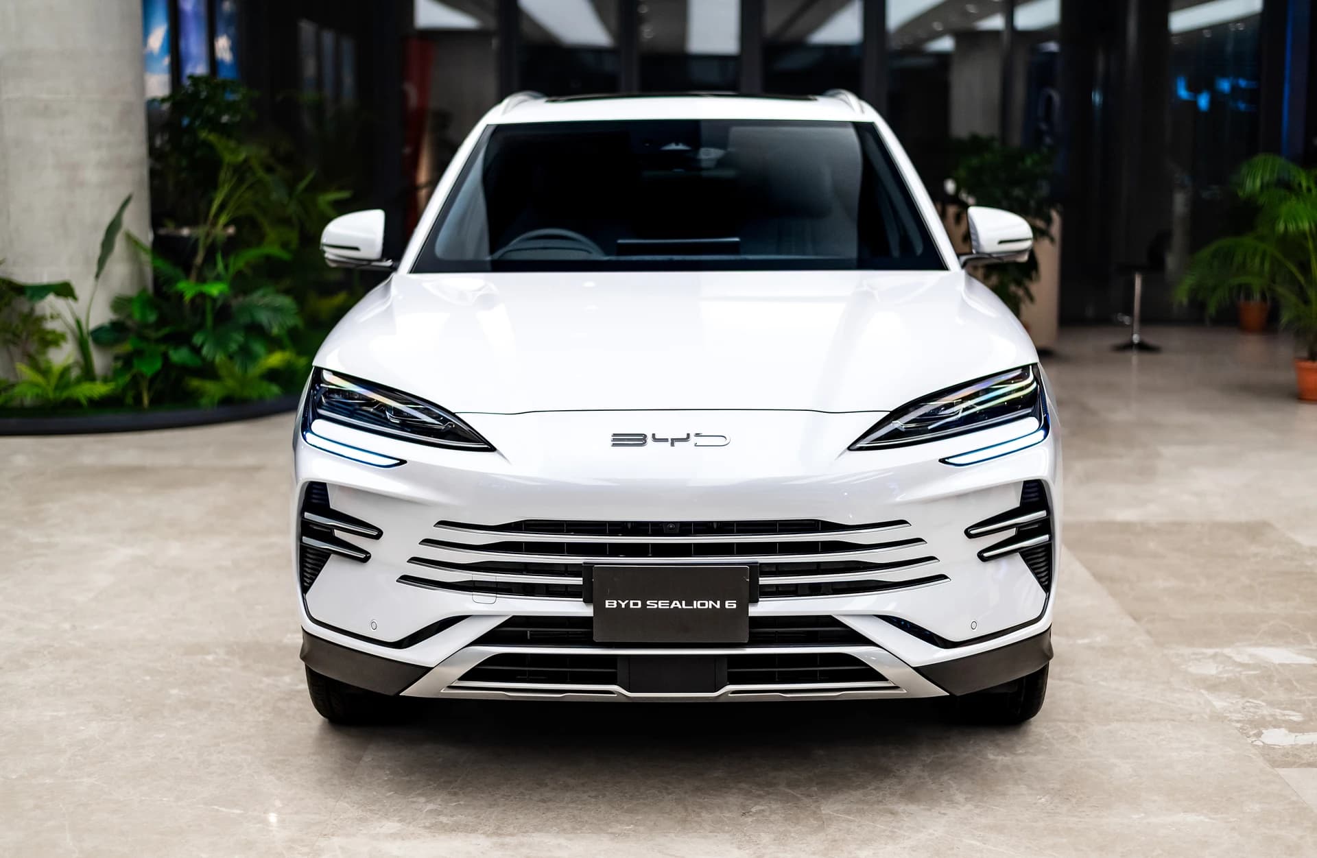 View of BYD 2026 in Arctic White