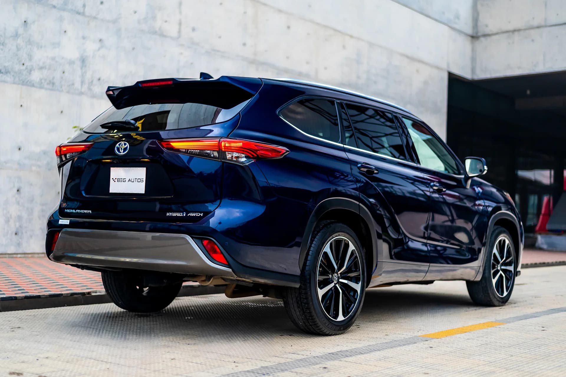 View of 2022 Toyota 2022 in Blue