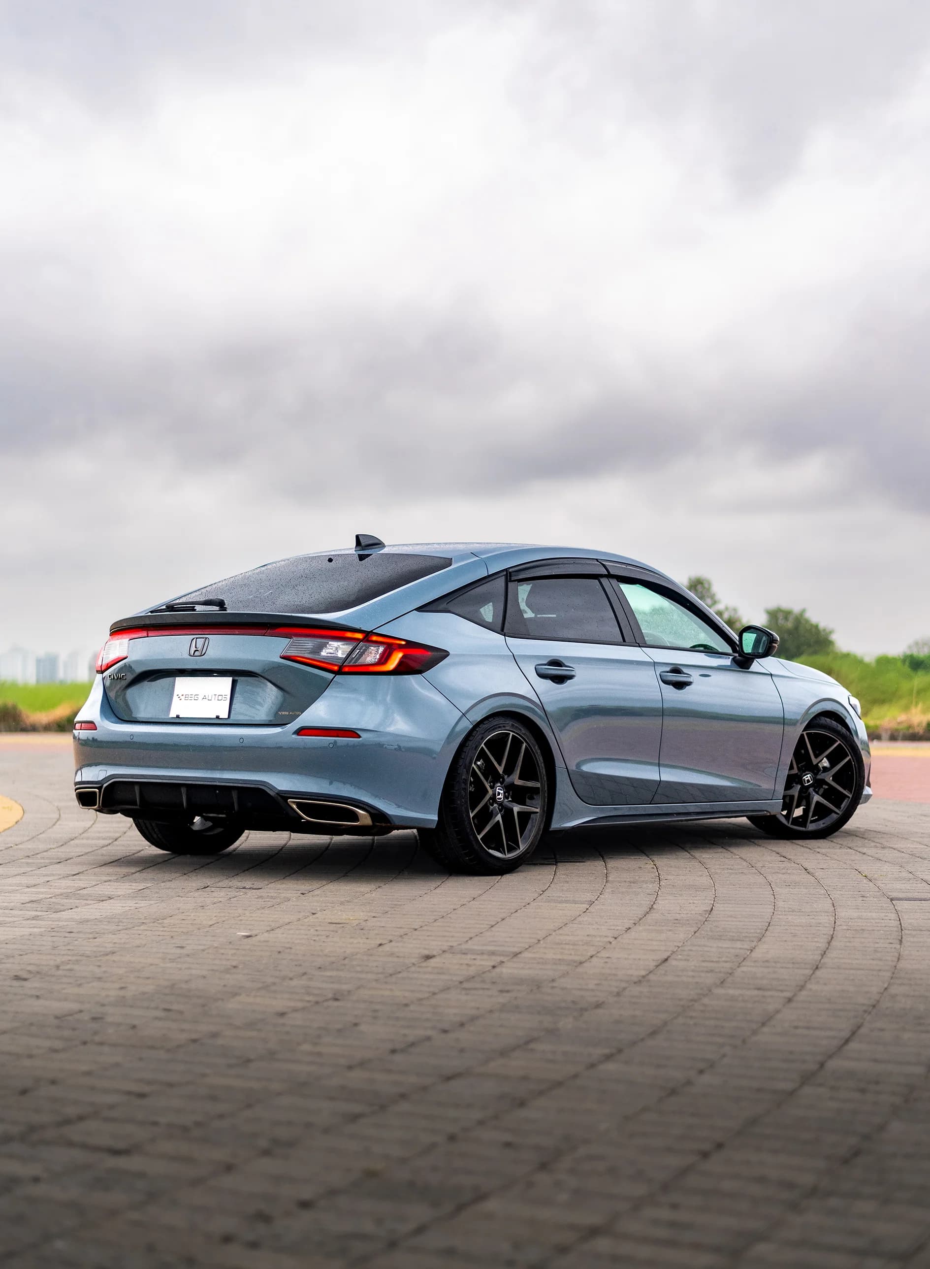 View of Honda 2021 in Sonic Grey