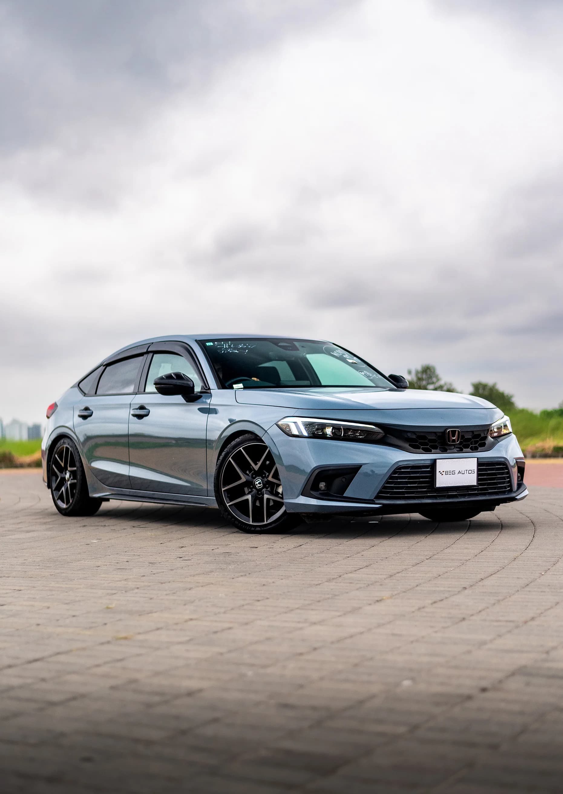 View of Honda 2021 in Sonic Grey