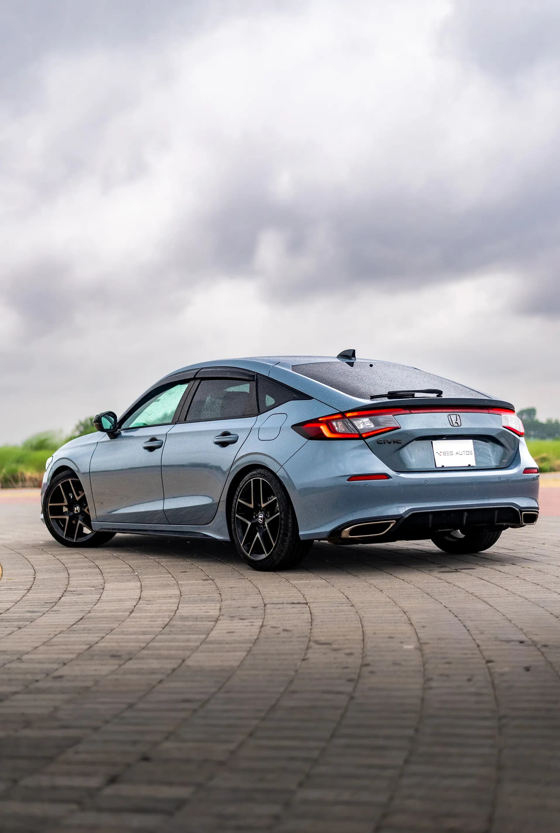 View of Honda 2021 in Sonic Grey