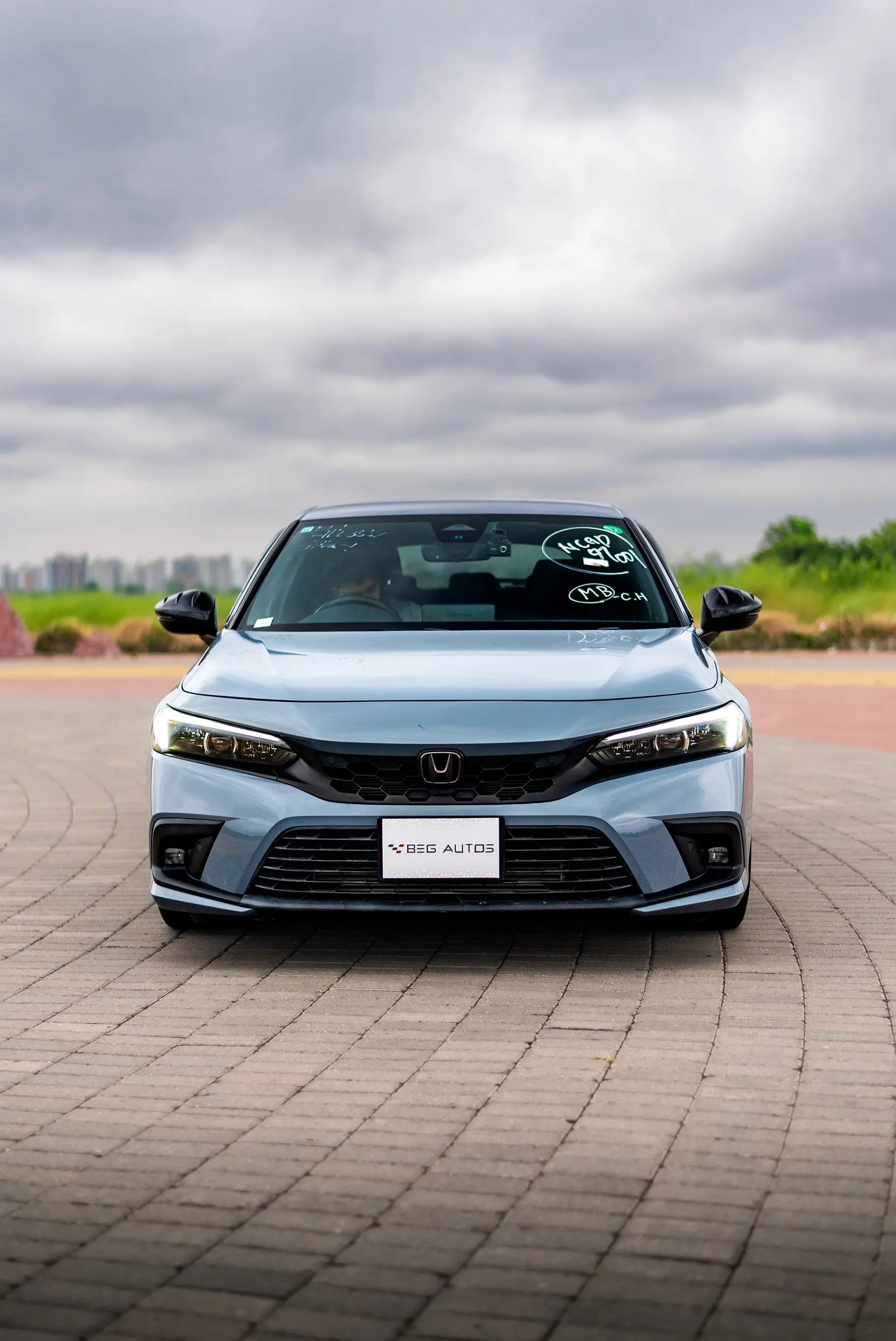 View of Honda 2021 in Sonic Grey