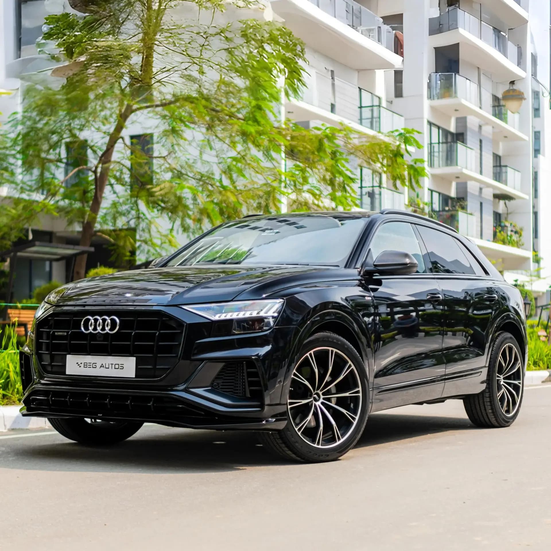 Front view of 2021 Audi 2021 in Black