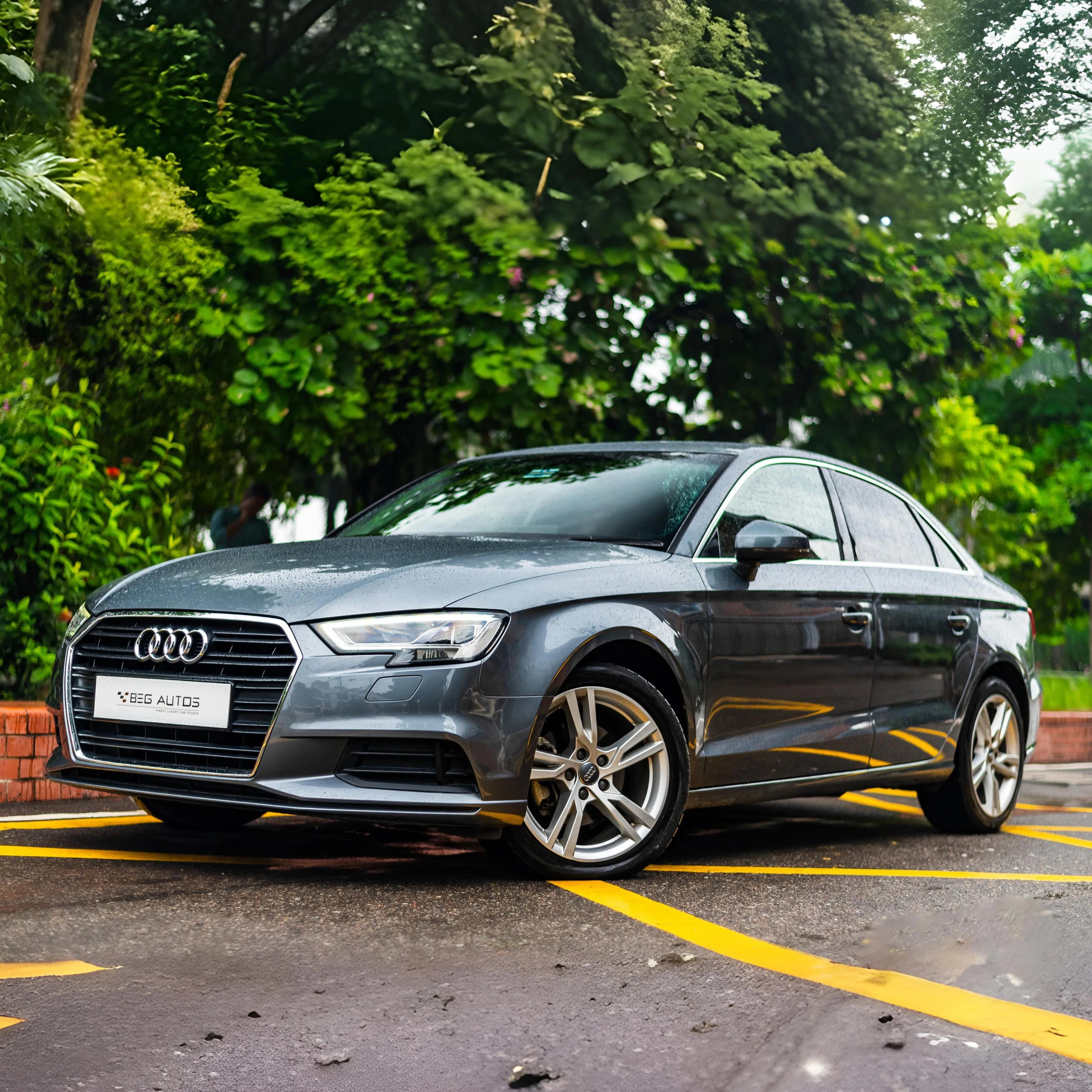 Front view of 2020 Audi 2018 in Grey