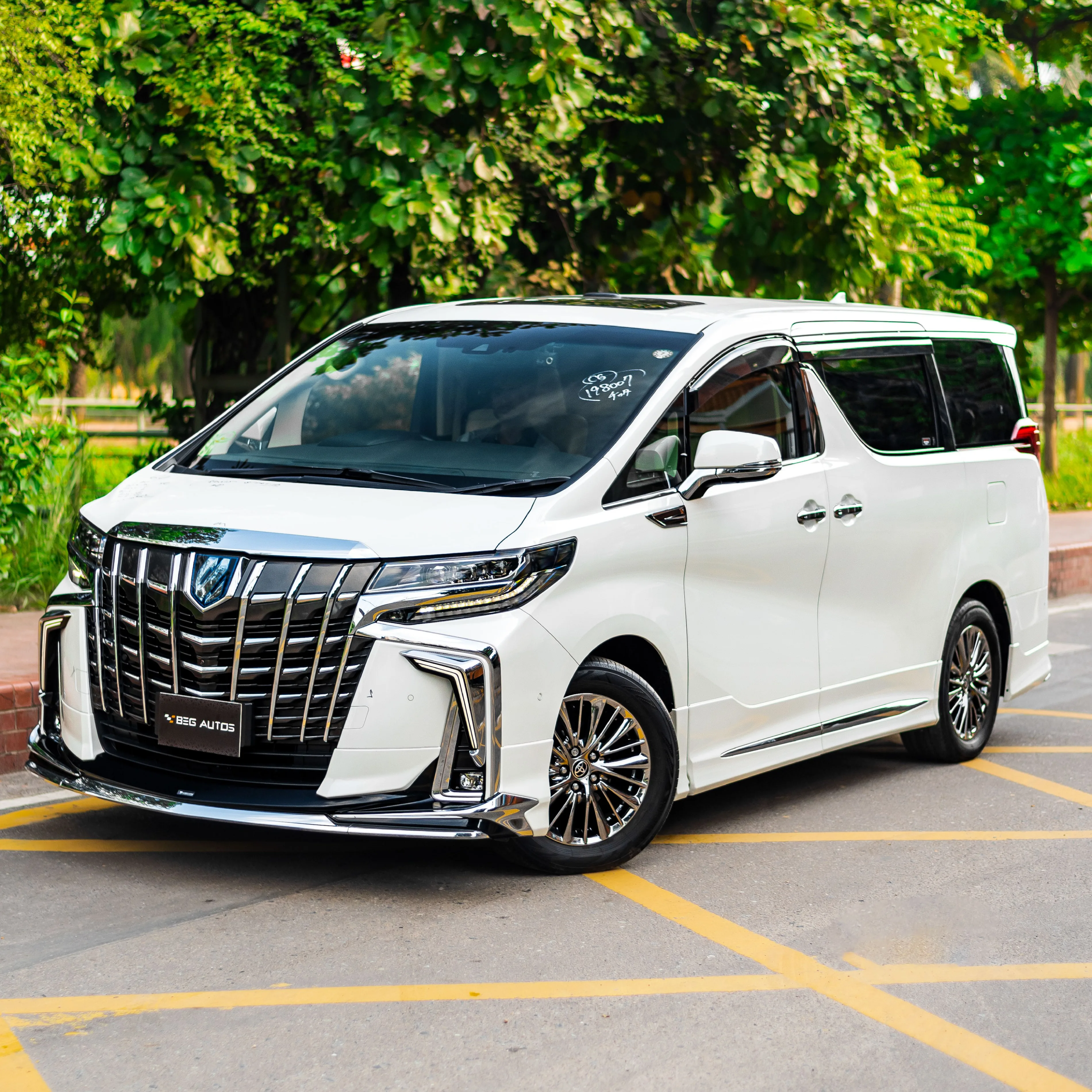 Front view of  Toyota 2021 in Pearl