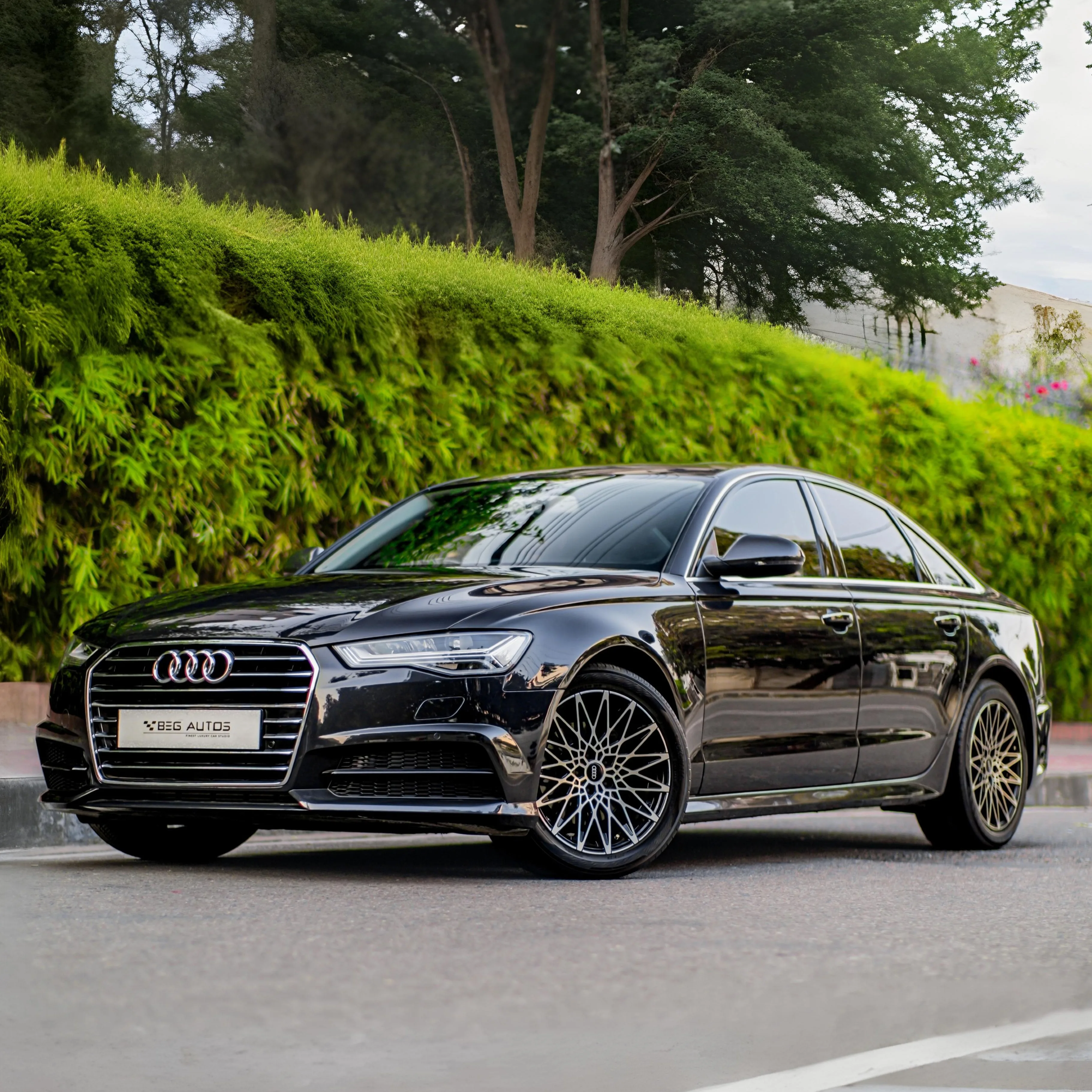 Front view of 2018 Audi 2017 in Grey