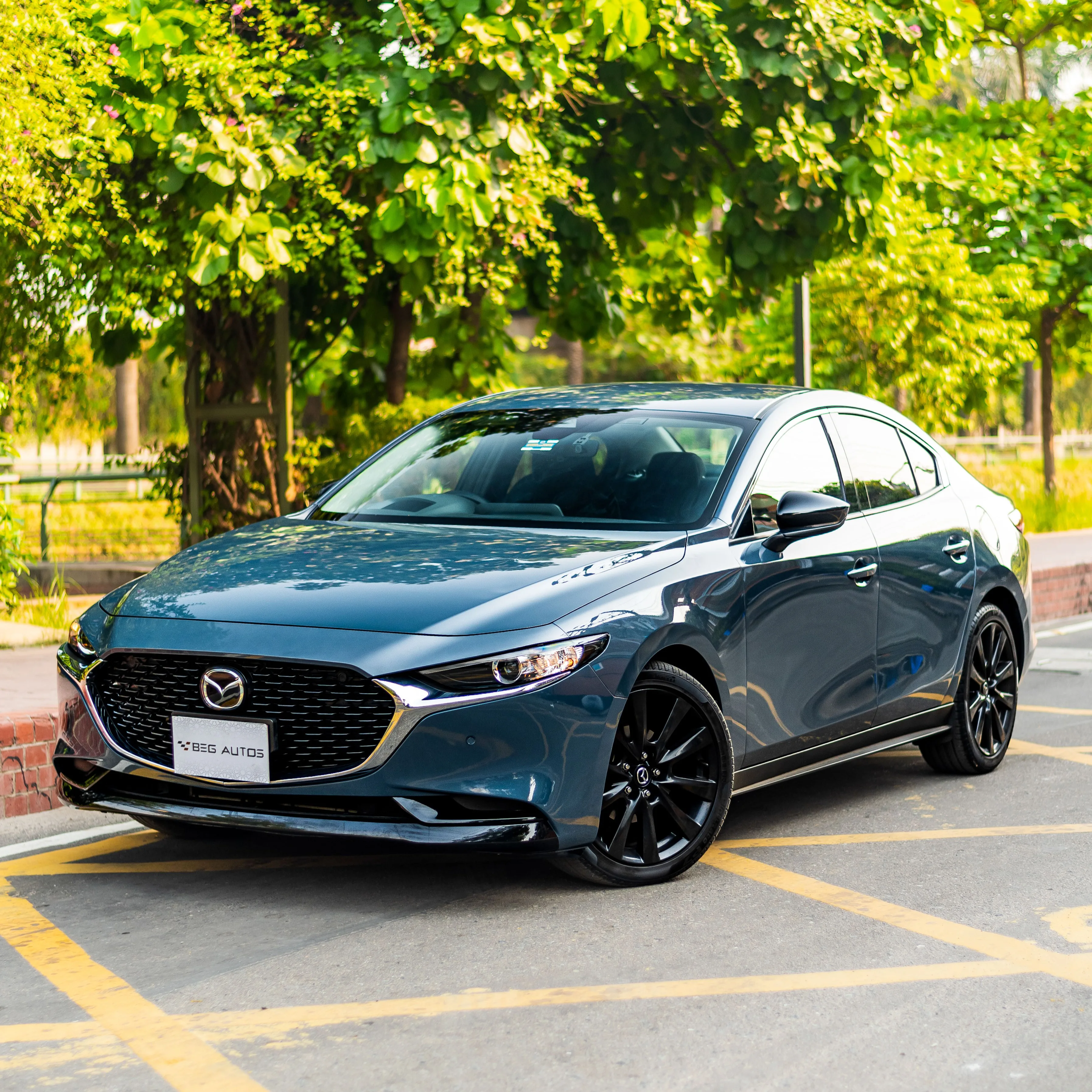 Front view of 2022 Mazda 2022 in Grey