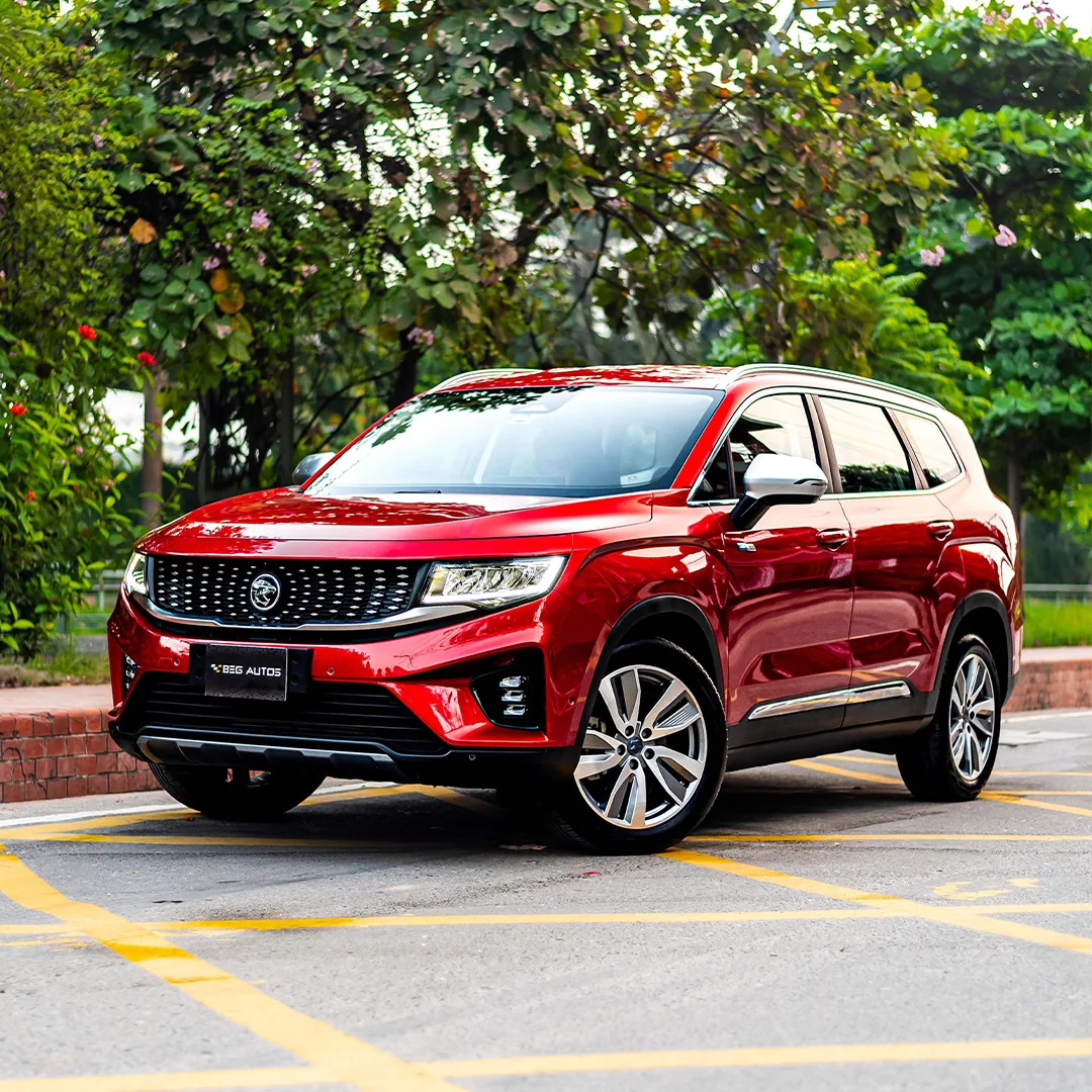 Front view of 2024 Proton 2023 in Red