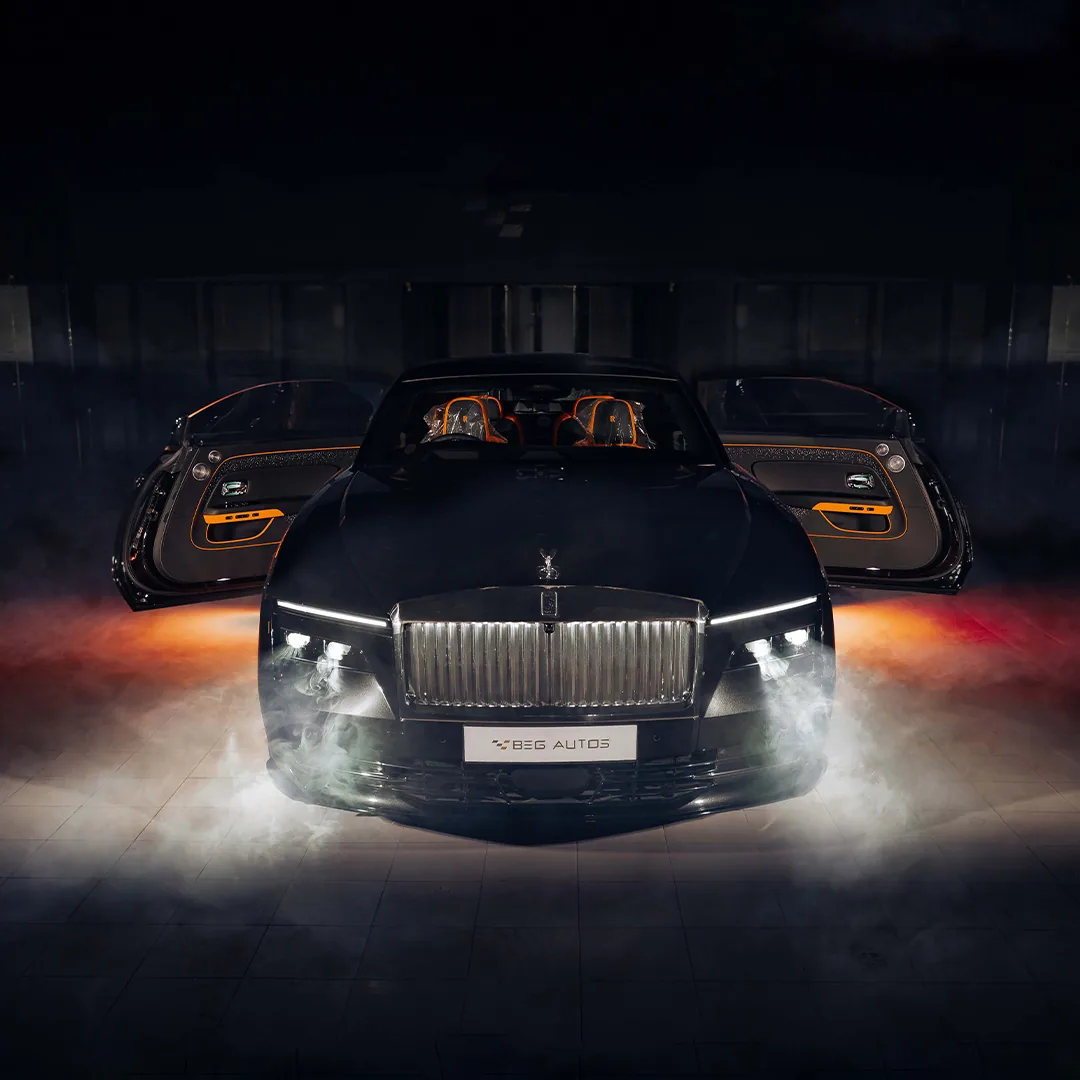 Front view of  Rolls‑Royce 2024 in Black