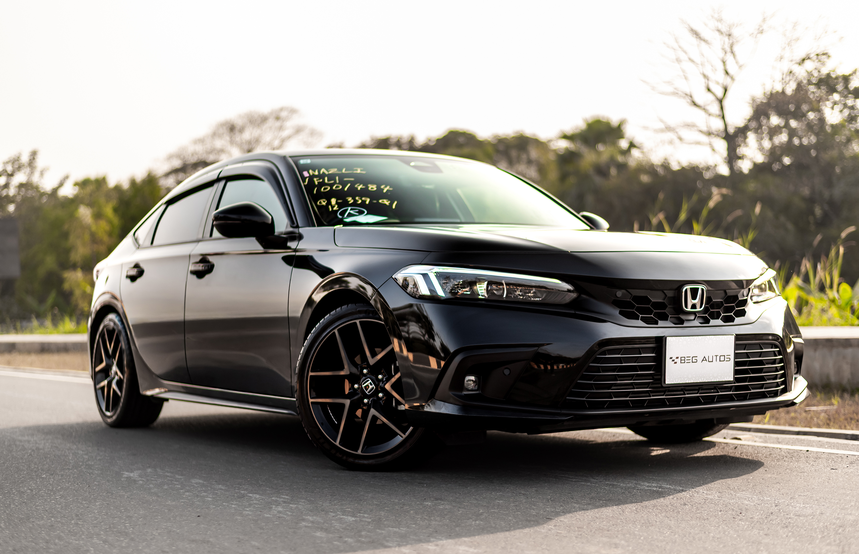 View of Honda 2021 in Black