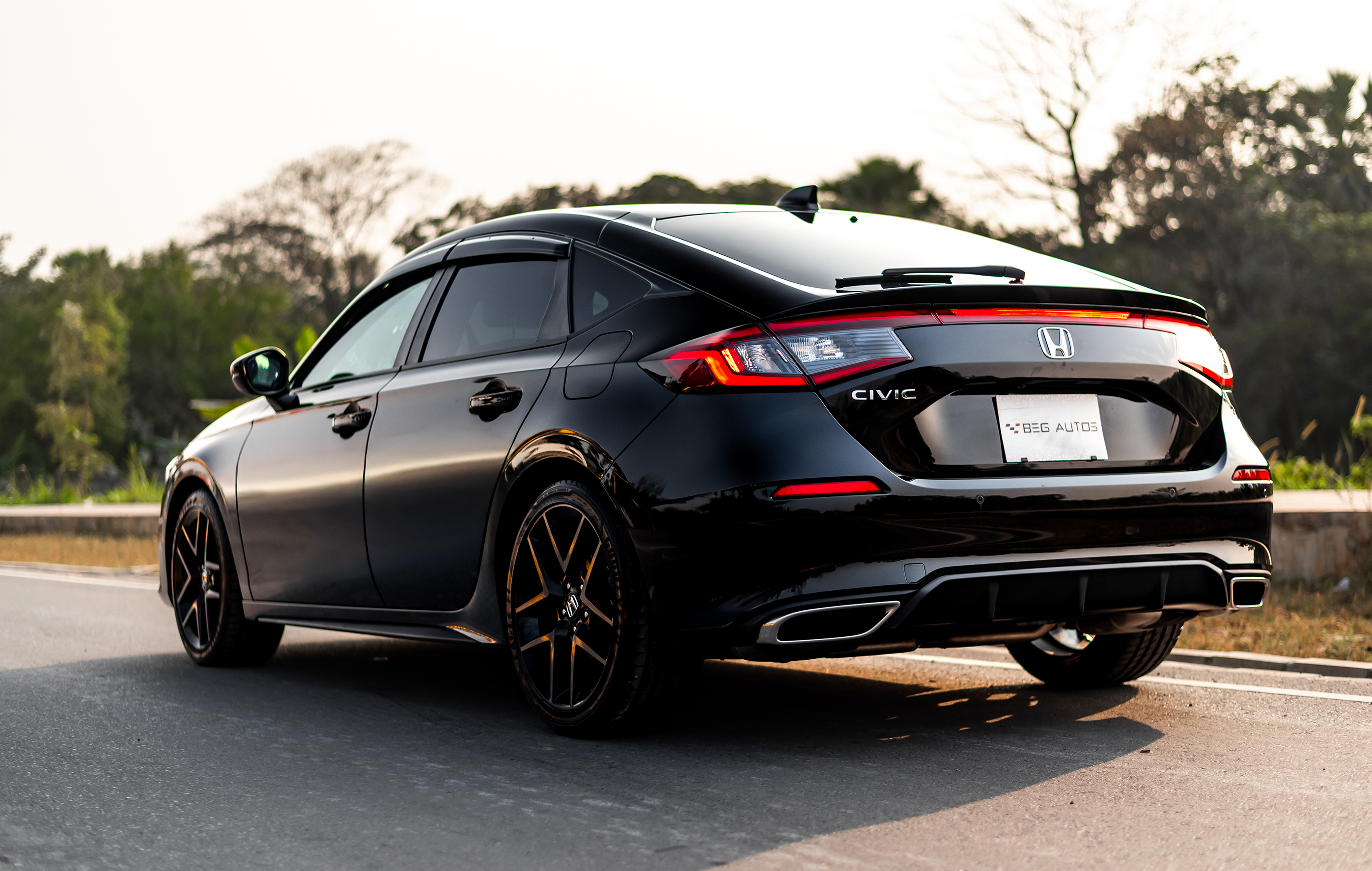 View of Honda 2021 in Black